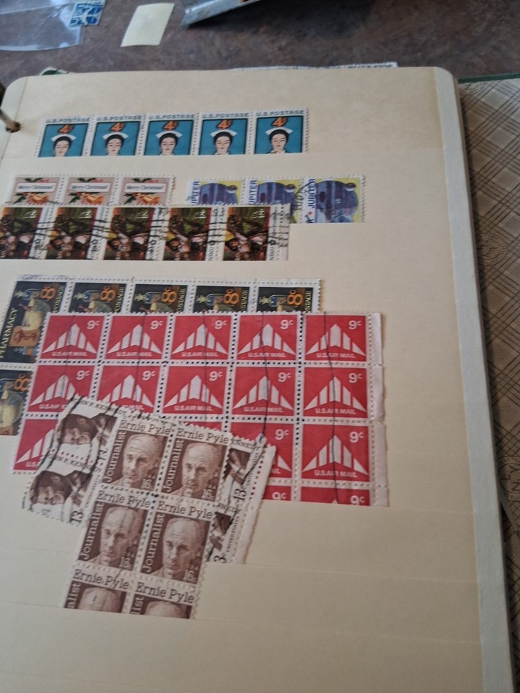 5000 + Stamps Post Marked 1 To 13 Cent