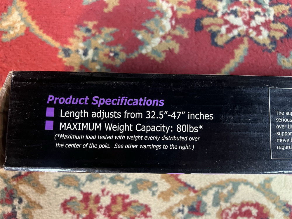 On-Stage SS7745LOK Adjustable Subwoofer Attachment Shaft with Locking Adapter