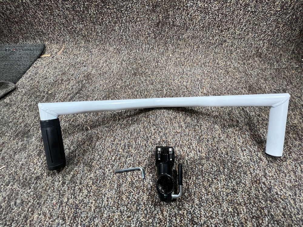 P Polerden Weed Eater Extension Handle White / Clamp For String Trimmer