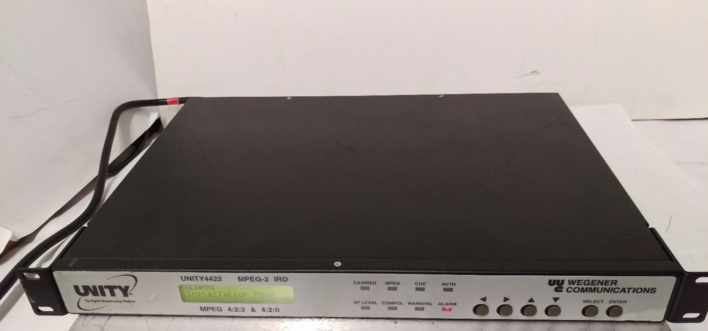 Wegener Communications IRD Unity 4422 Video Receiver Decoder