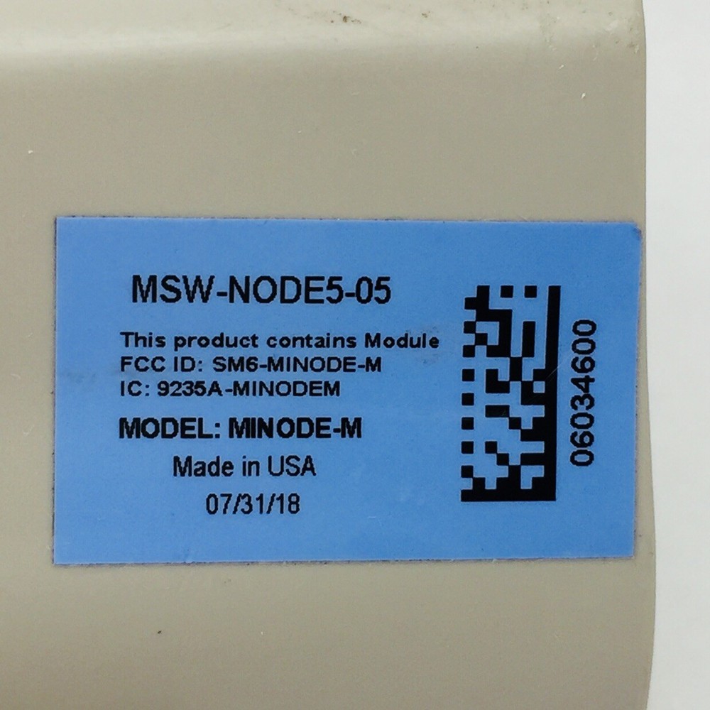 MUELLER MINET #MSW-NODE5-05 WATER METER INTERFACE UNIT