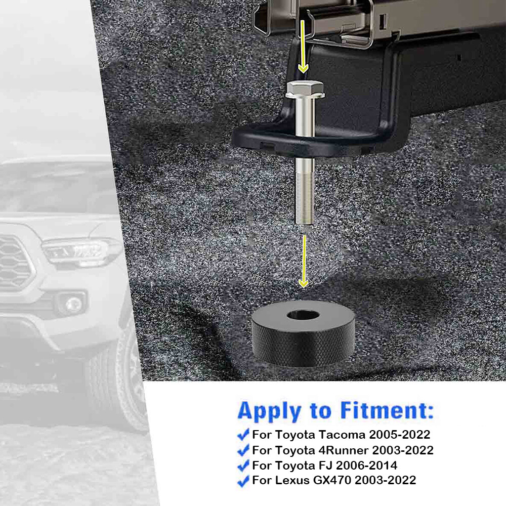 1/4" to 1-1/2" Riser Lift Seat Spacers Kit For Tacoma Rear of Front Seat