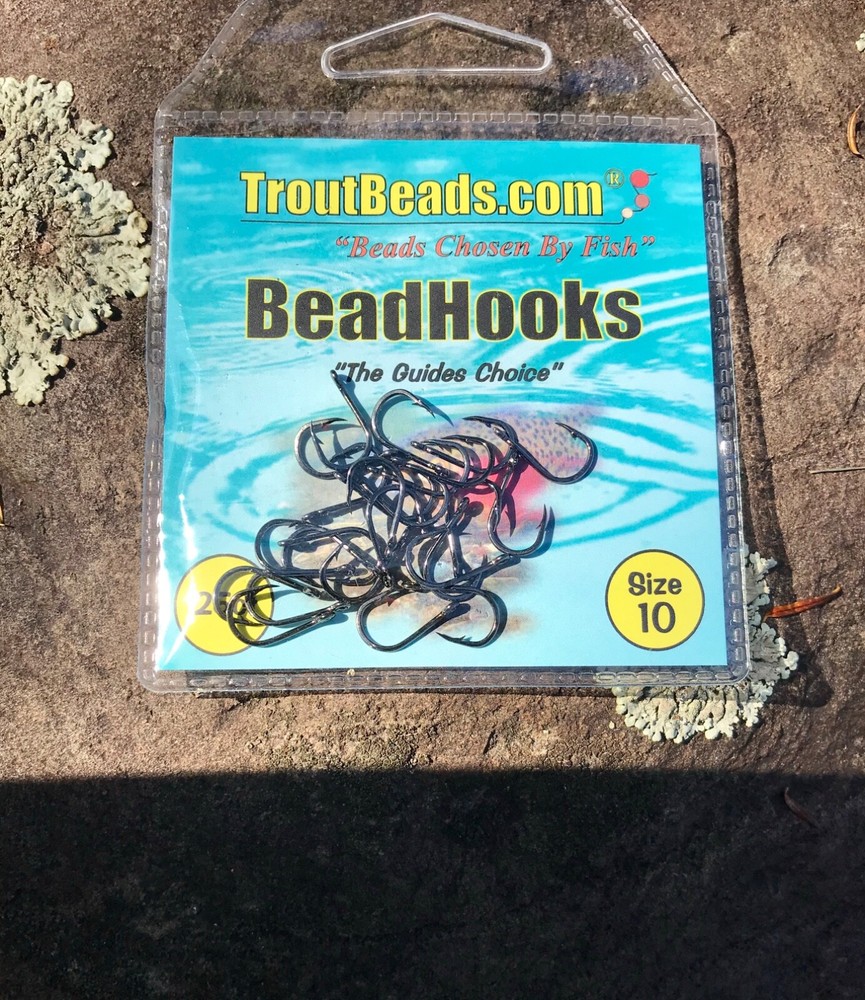 Troutbeads Hooks, One 25 Pack, Size # 10
