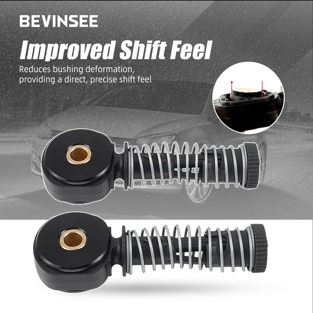 Solid Shifter Cable Bushing Upgrade Front to Back 10mm Side to Side 8mm For VW