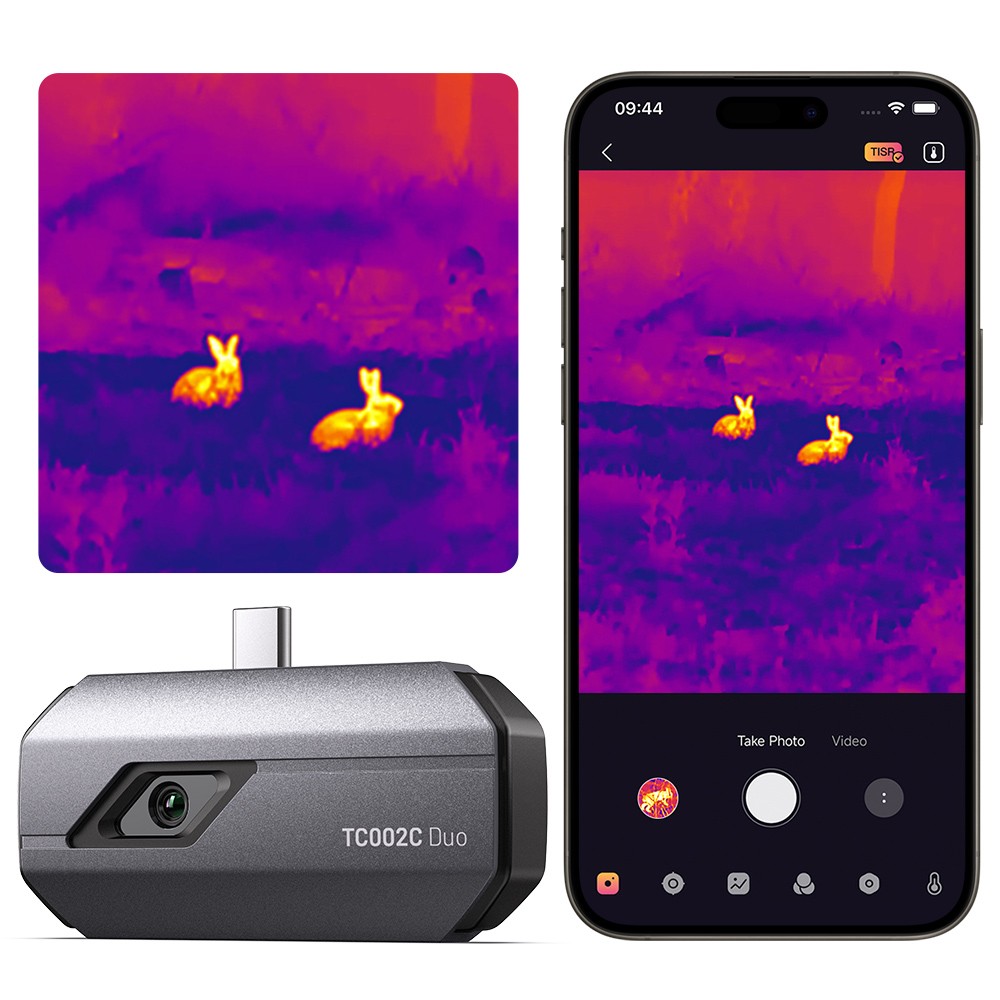 TOPDON TC002C Duo Thermal Camera Compatible With Any USB-C Android, iPhone, iPad