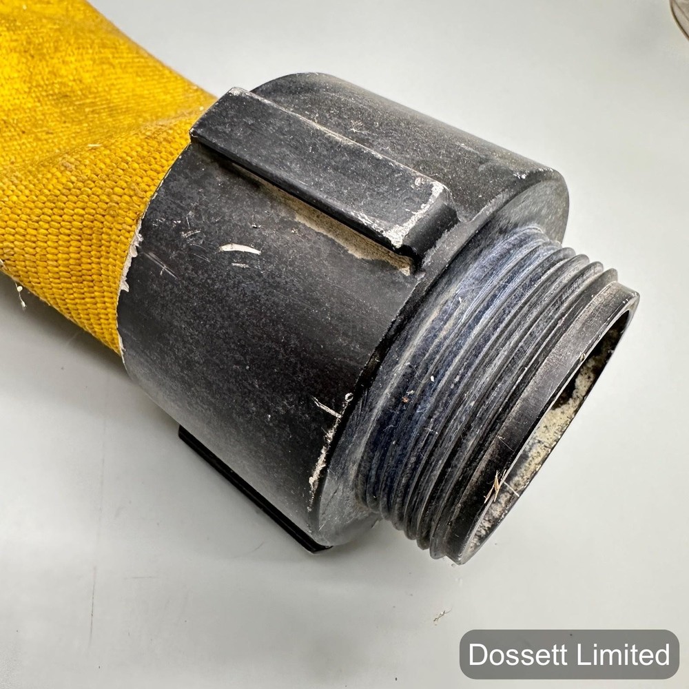 3" Fire Hose 2-1/2" Threaded Coupling BPFD Marked Fitting Used Industrial
