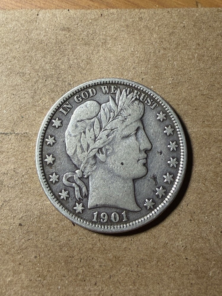 1901 Barber Half Dollar - As Shown! (#2256)