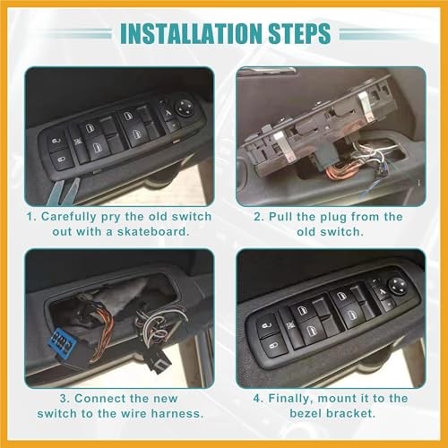 Front Left Driver Side Power Window Switch Window Control Switch Fit for Kia