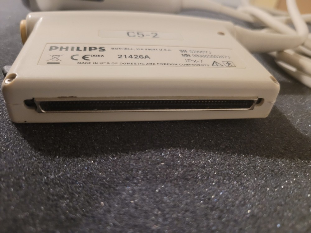 Philips C5-2 Broadband Convex/Curved Array Ultrasound Transducer/Probe