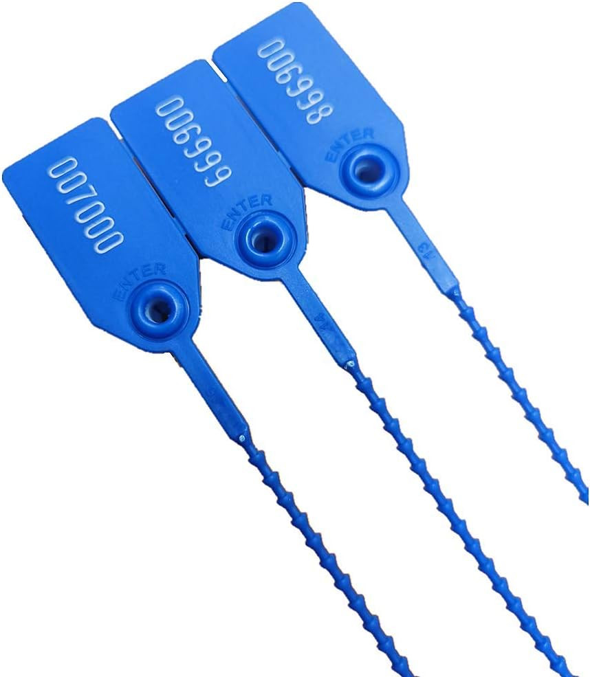 Plastic Security Seals 9.84" Tamper Proof Self Locking Security Tags Pull-Tite S