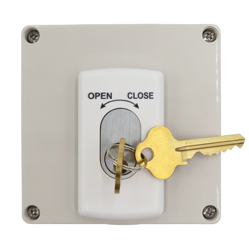 Roller Door Key Switch Outdoor Surface Mount 3 Position