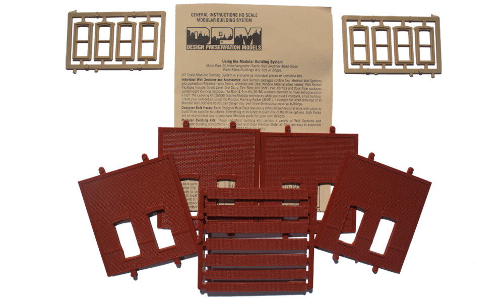 NEW DPM 30134 Street Level Rectangular Window Kit HO Scale FREE US SHIP