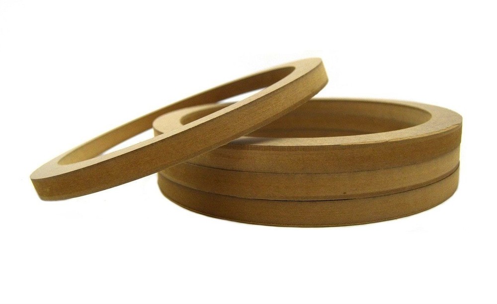 Pipeman's Installation Solution 12" MDF Speaker Mounting Spacer Rings 2 Pair