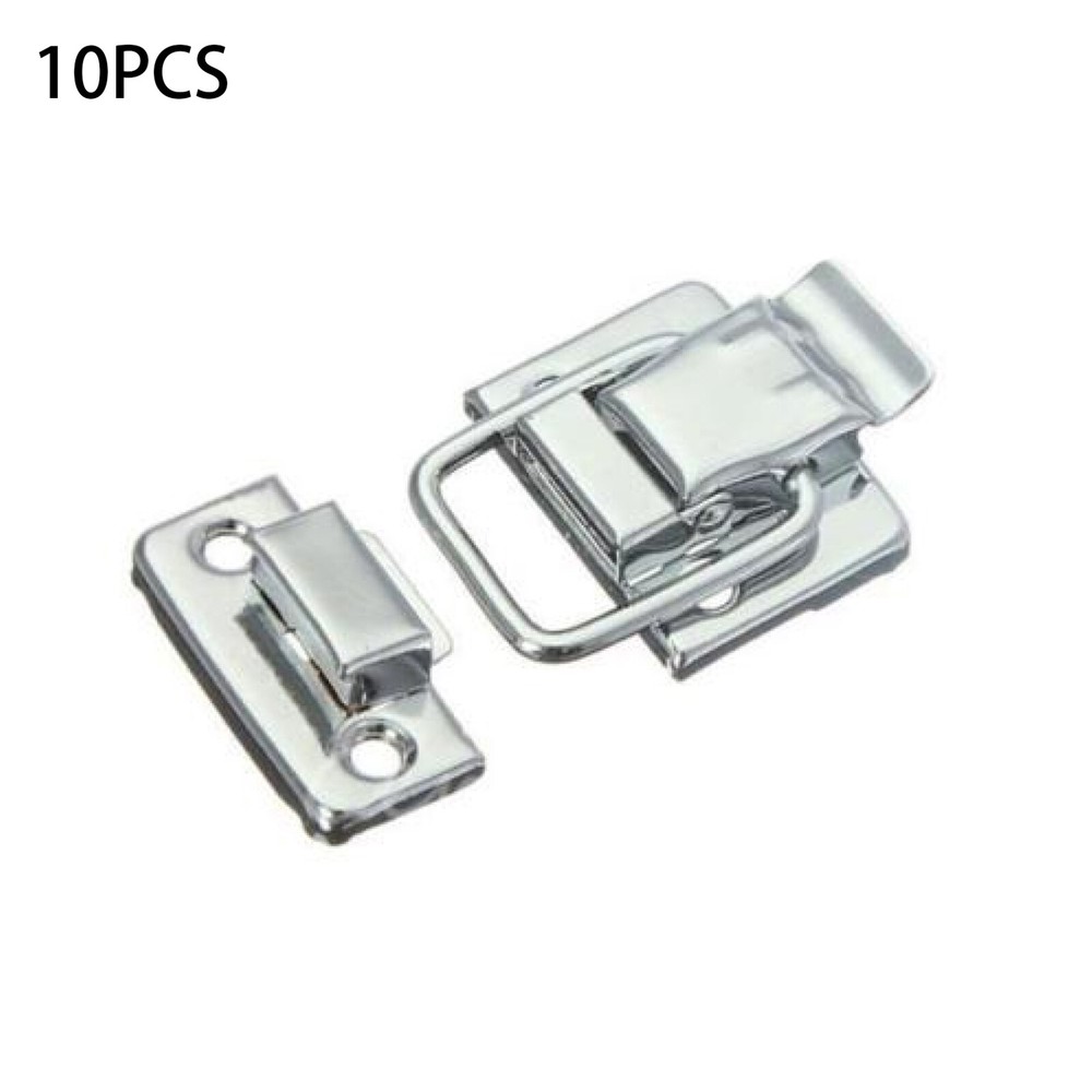 10x DIY Fastener Toggle Latch Catch Chest Case Suitcase Chests Trunk Lock Boxes