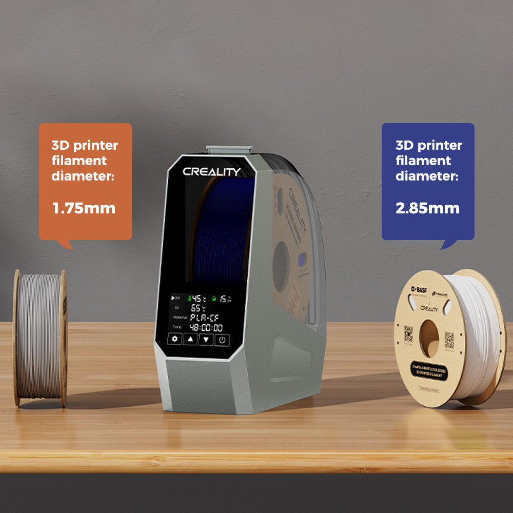 Creality Space π Dryer Quick dry adjustable temp Dec 11 launch stylish design