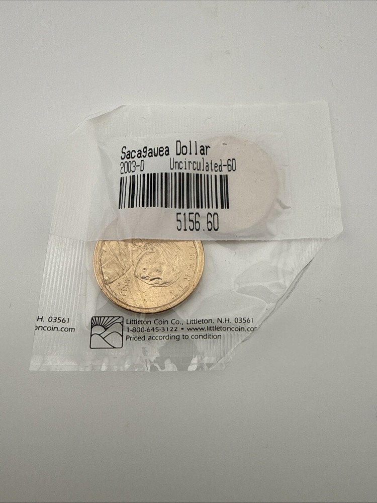 2X 2003-D SACAGAWEA DOLLAR COINS UNCIRCULATED CONDITION