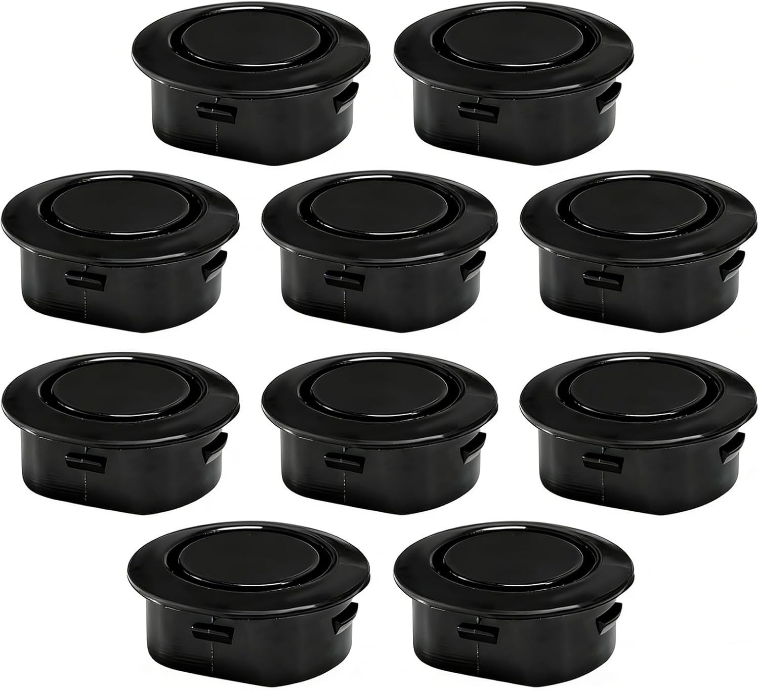 0PCS Car Rear Bumper Radar Hole Cover, Durable Bumper Hole Plugs Protector Cover