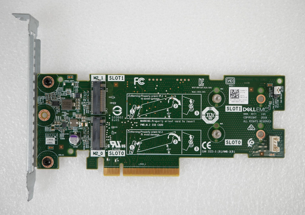 Dell EMC 051CN2 2x M.2 SSD PCIe Optimized Storage Adapter Card