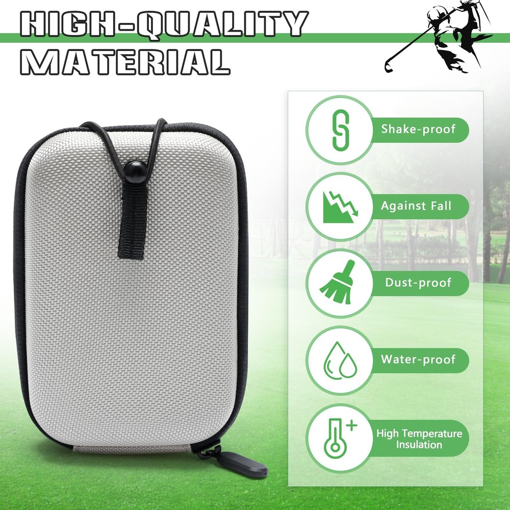 Green Black Hard Shell Universal Carry Case For Golf Rangefinder Protection