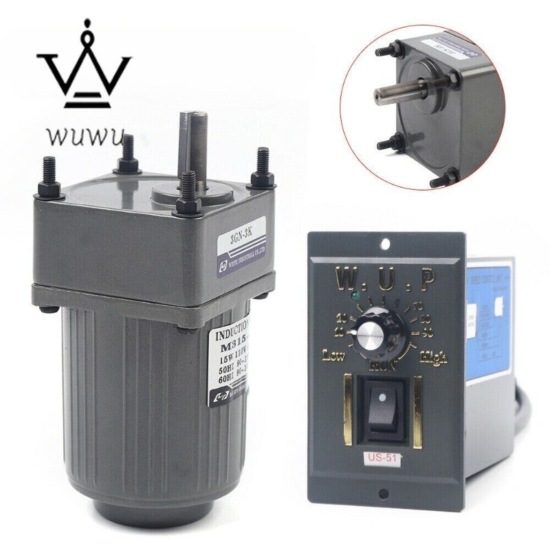 15W Gear Motors Electric Variable Speed Controller Micro Speed Regulating Motor