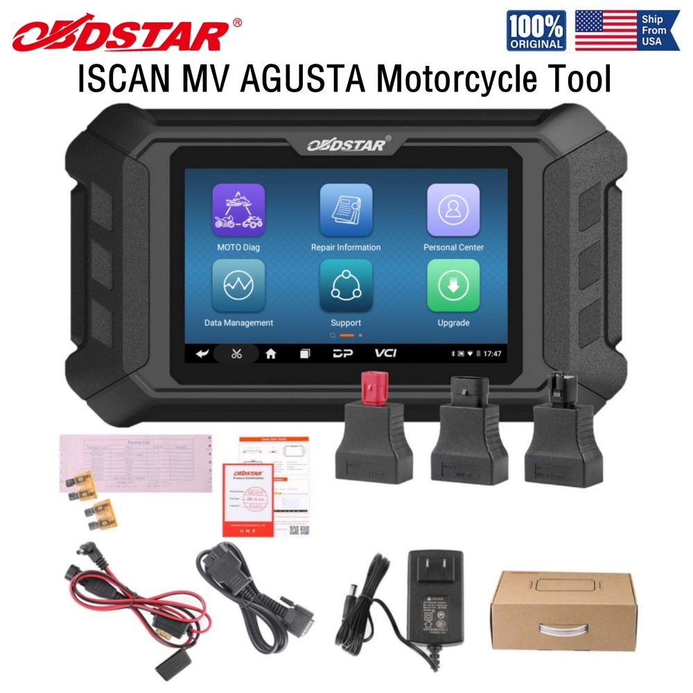 OBDSTAR ISCAN for MV Agusta Motorcycle Diagnostic Scanner Data Flow Action Test