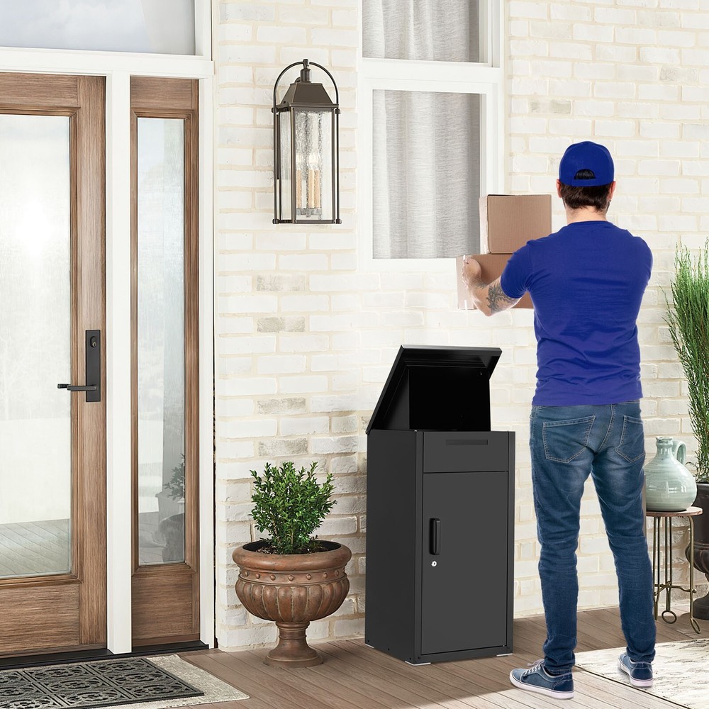 Large Package Delivery Box Storage Parcel Delivery Lockable Home Drop Container