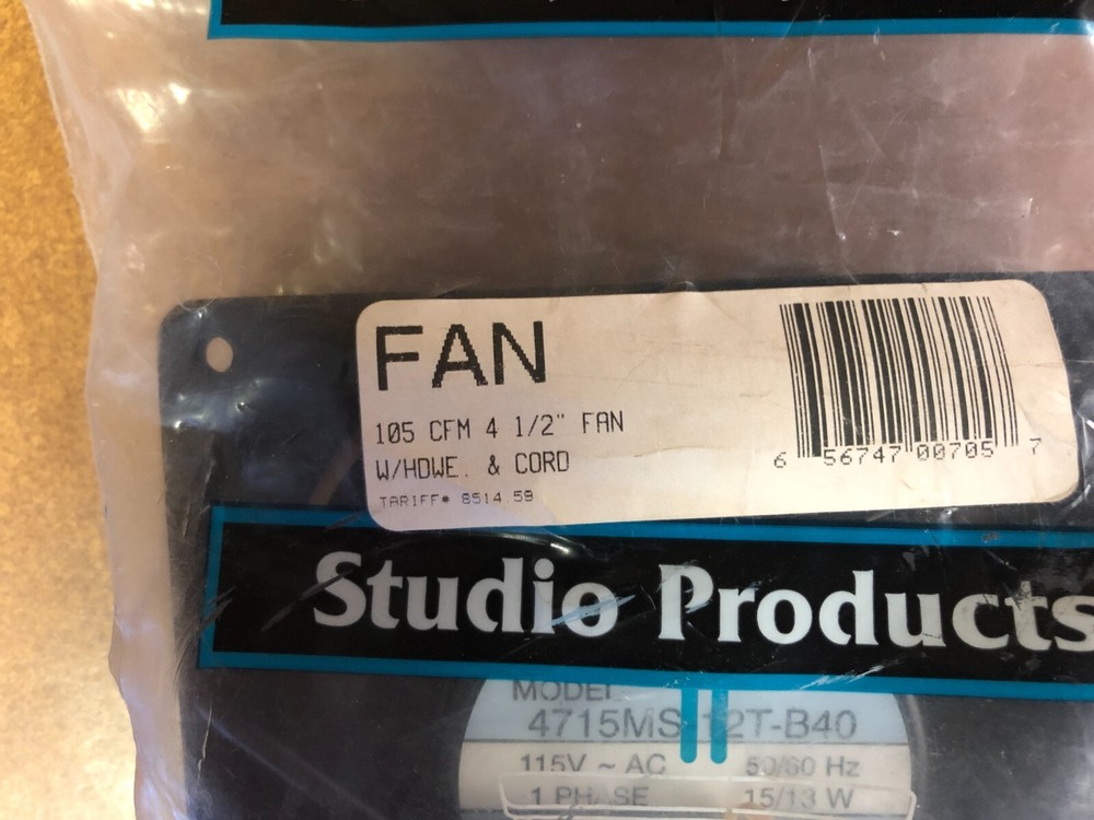 Middle Atlantic FAN 4 1/2" Fan