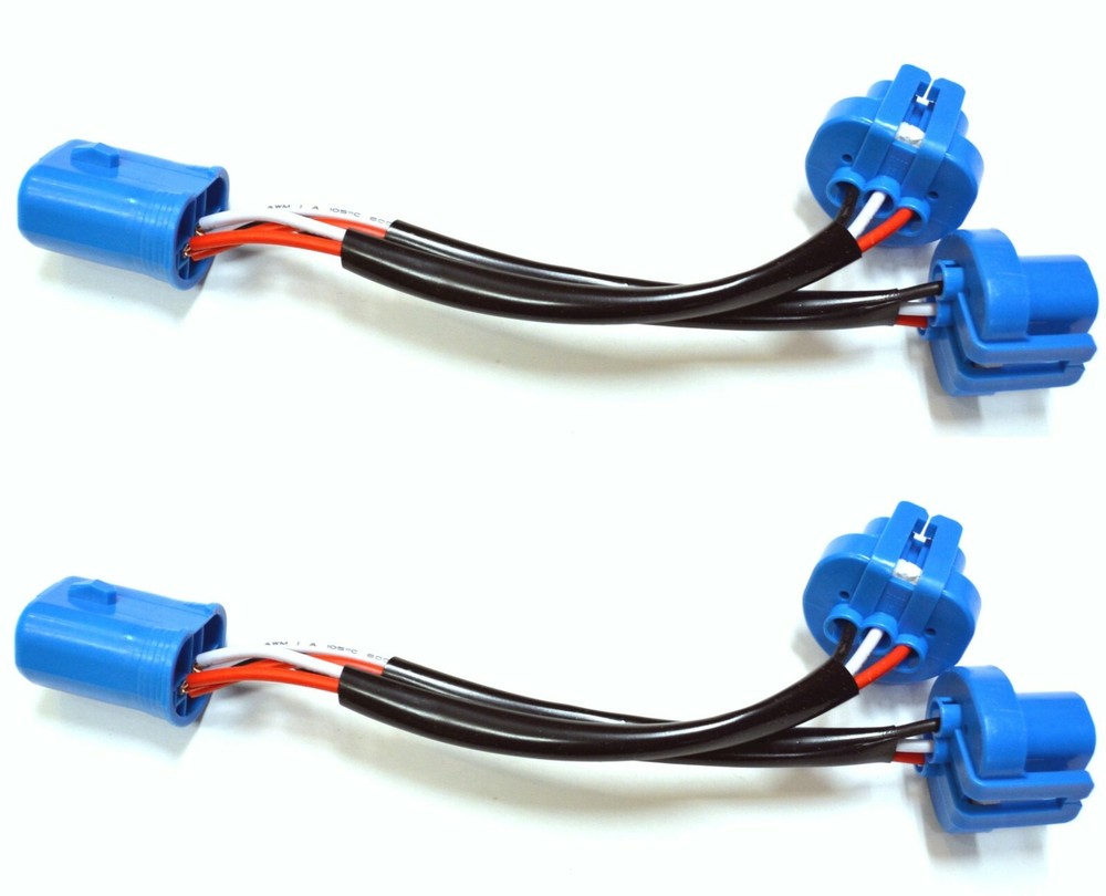 Splitter Wire P 9004 HB1 Two Harness Head Light Adapter Replace Connector Plug