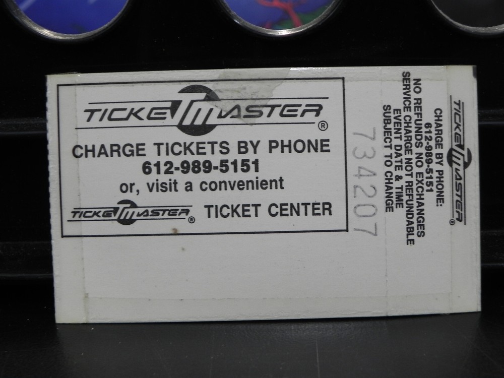 KISS Hot in the Shade concert ticket May 27, 1990 DECC Arena