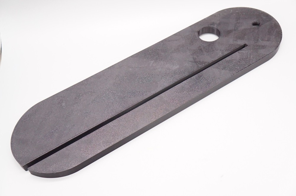 Replacement Throat Plate Insert for Dewalt DW745 Table Saw *Black*