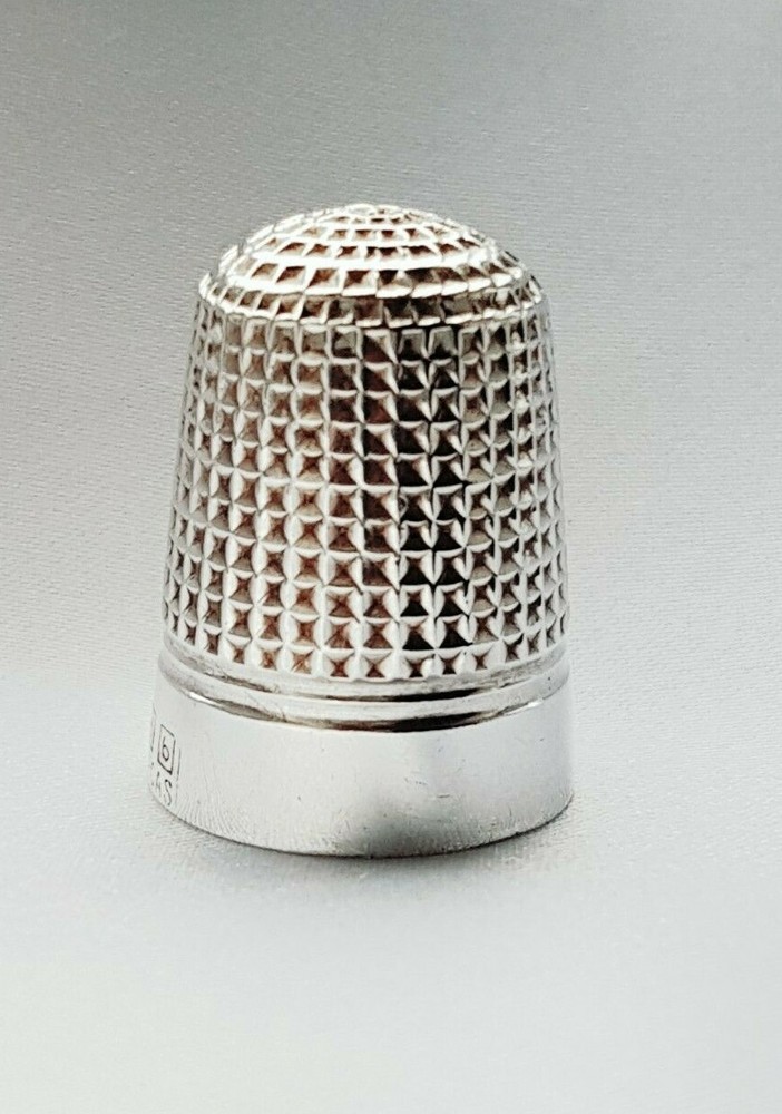 Silver THIMBLE ~ Charles Horner (CH) DORCAS ~ Size 6