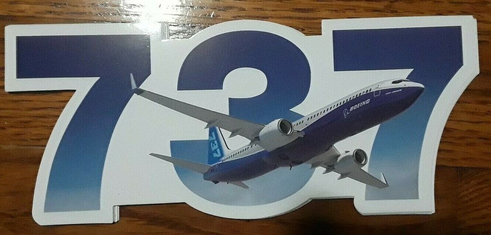 NEW Boeing 737 Sticker