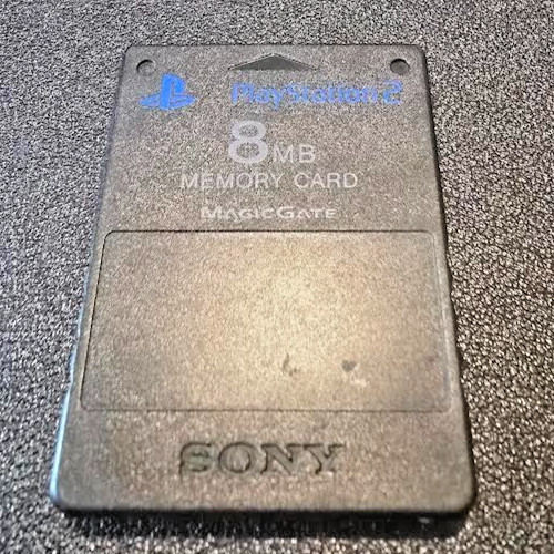 OEM Sony Memory Card 8MB External Attachment MagicGate - Black. Tested Working.