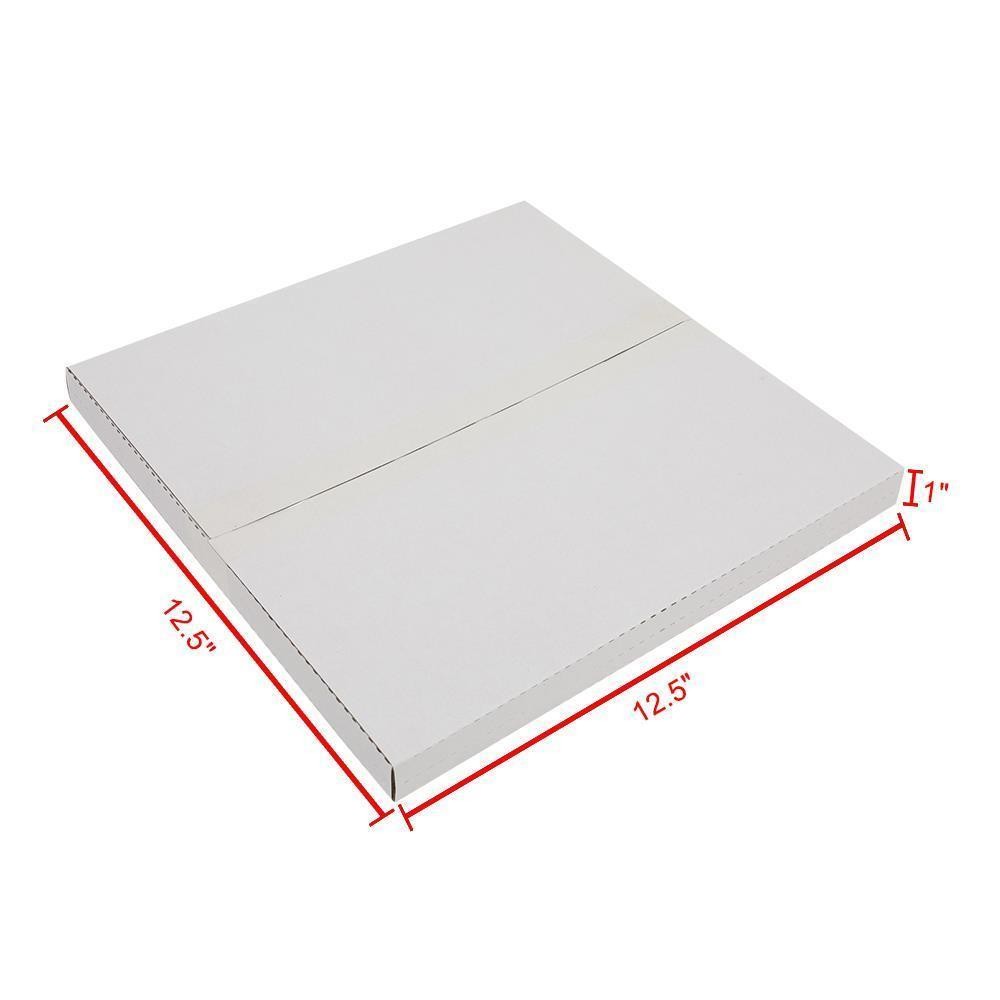 100 LP Record Album Mailer Book Box 12.5" x 12.5" x (1/2" or 1") Lightweight