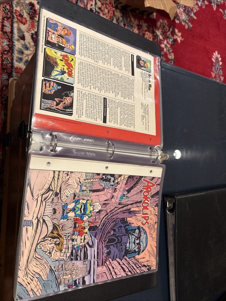 Comic Book Bio Binder