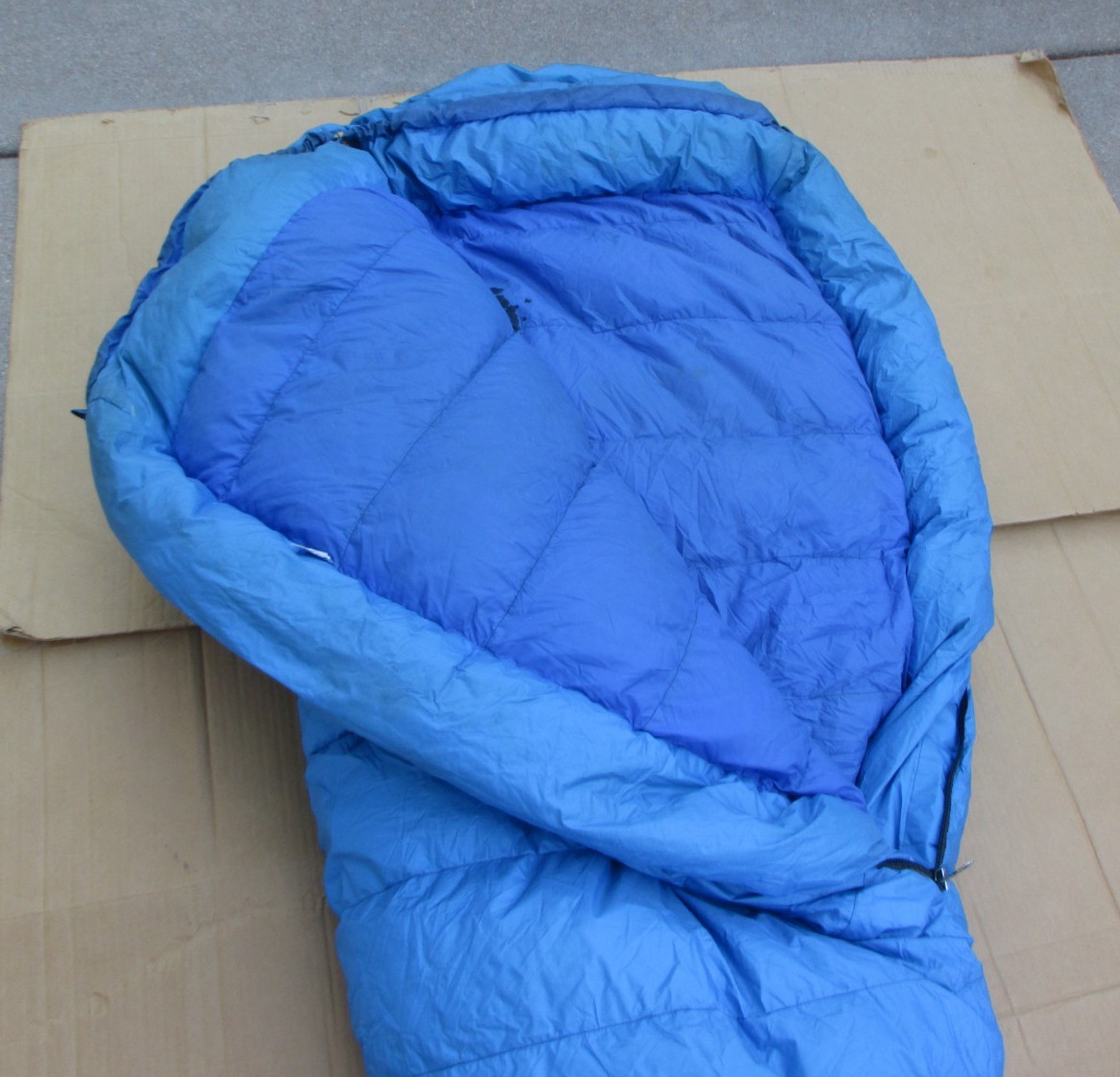 Vintage 1970's Western Mountaineering Middle Bag San Jose CA Down Sleeping Bag