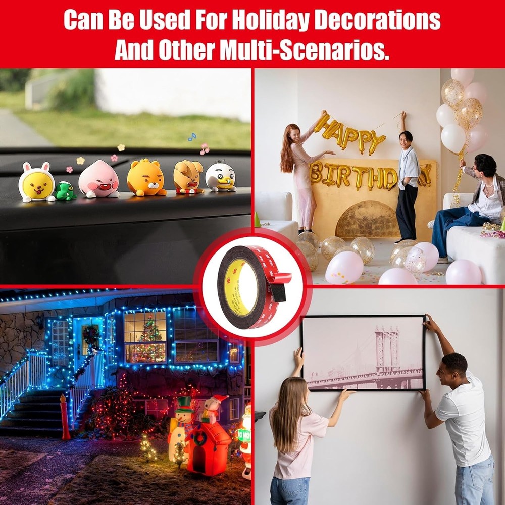 Strong Double Sided Tape 16.5ft Length