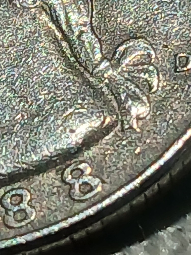 1988 RARE D MINT QUARTER WITH DIE ERRORS, IN PRECISE CONDITION +ECT