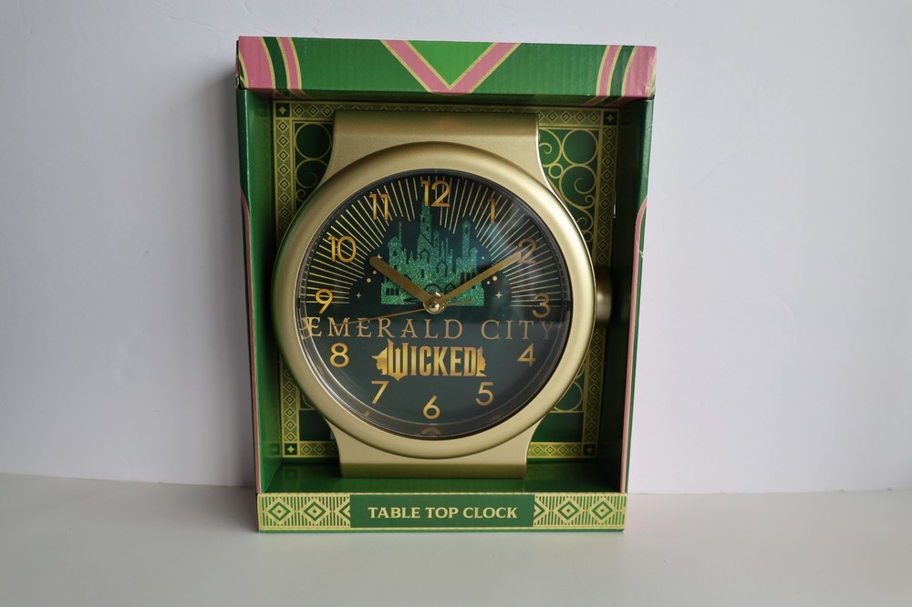 Wicked Emerald City Table Top Clock New Gift Idea