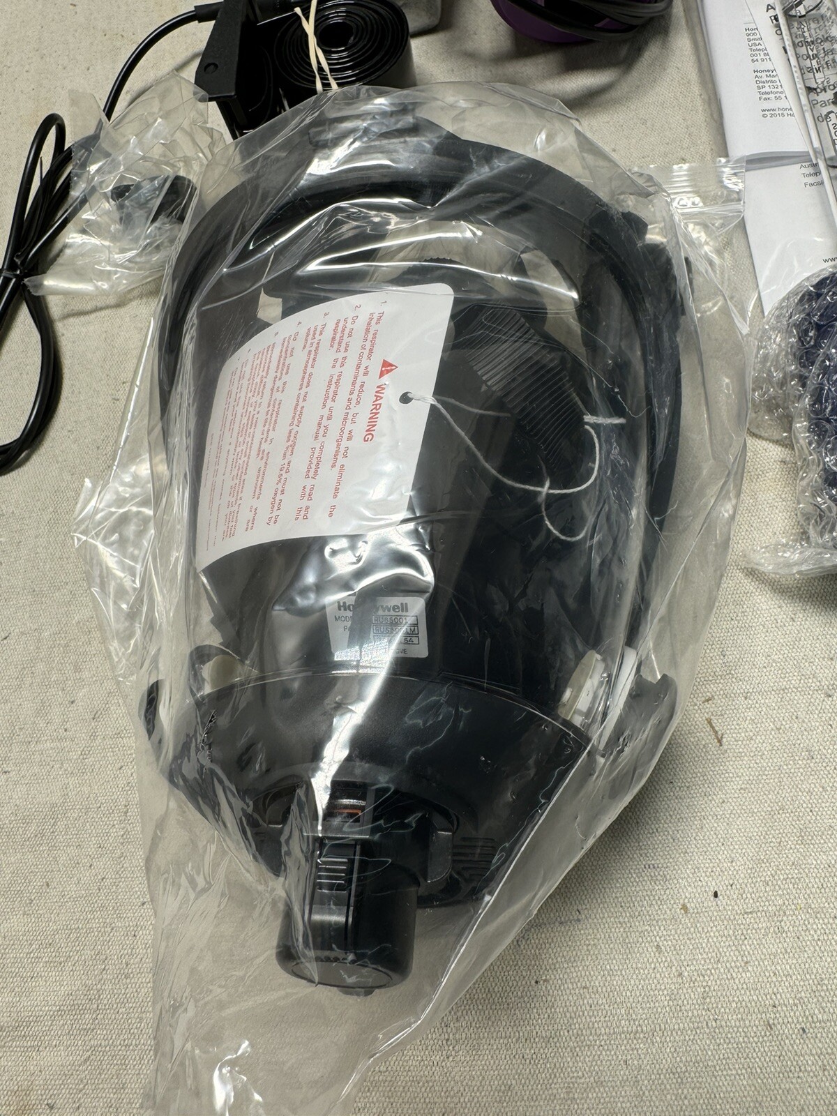 Honeywell North PR501M Face Mounted Powered Air Purifying Respirator Medium