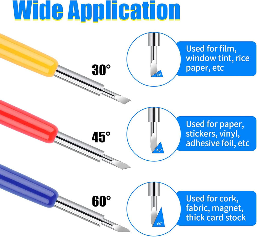 40 PCS Replacement Cutting Blades, Fine Point Blade Compatible with Explore Air