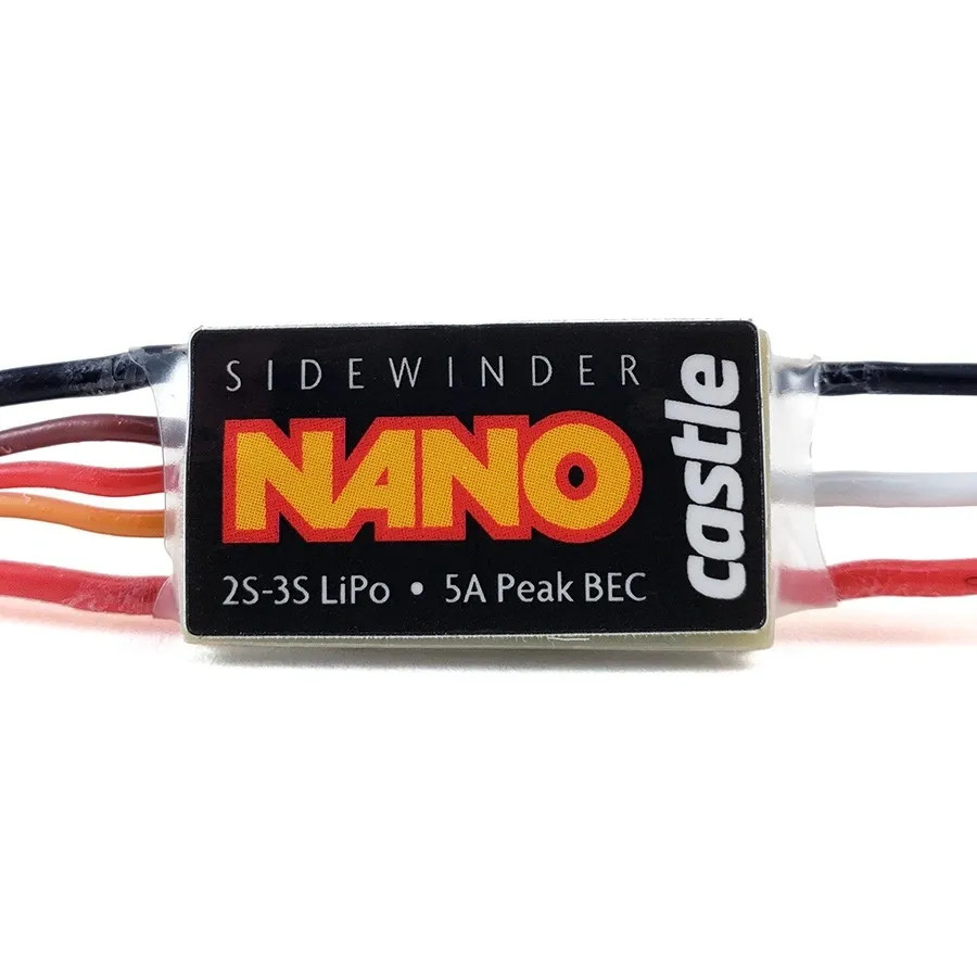 CASTLE CREATIONS SIDEWINDER NANO MICRO ESC w/Bare ends