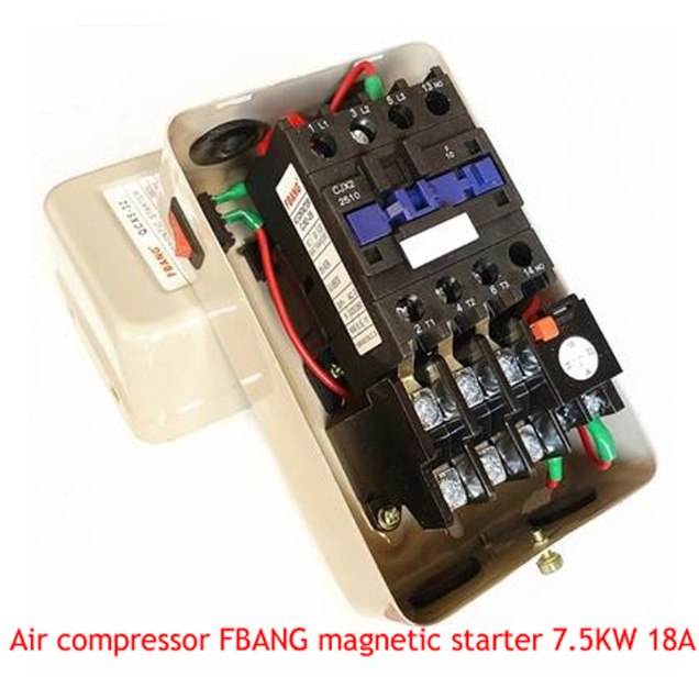 Air Compressor Accessories Vertical Horizontal Magnetic Starter Pressure Switch