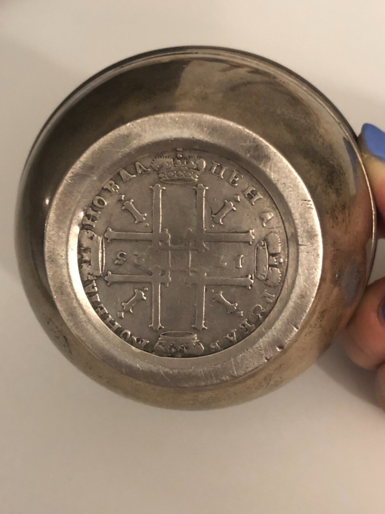 Russian Faberge Silver Bowl.