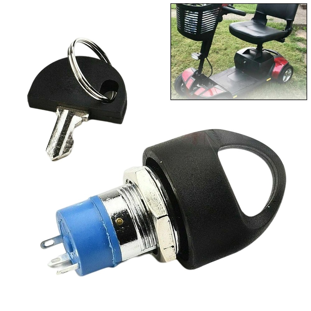 Mobility Scooter Spare Start On/off Ignition Switch 2 Keys FOR PRIDE Practic NZr