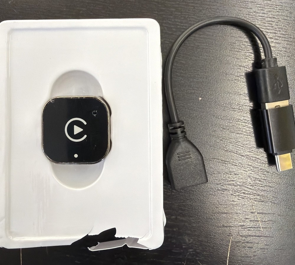 Wireless CarPlay Adapter 2026 Upgrade Wired to Wireless, Mini black