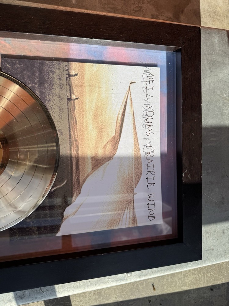 Neil Young One Of A Kind Gold Record