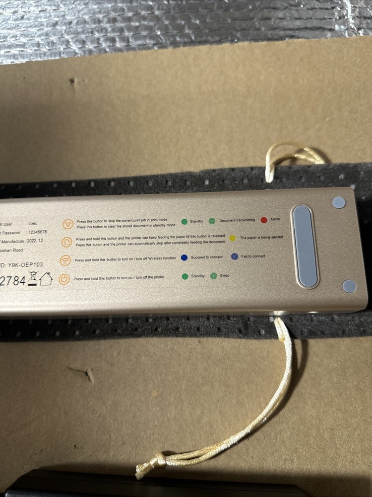 TOEC Mini 1 Tattoo Stencil Maker Transfer Printer Thermal Copier- Opened Box