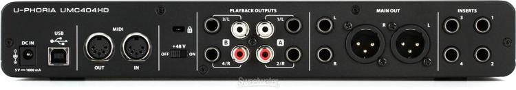 Behringer U-Phoria UMC404HD USB Audio Interface