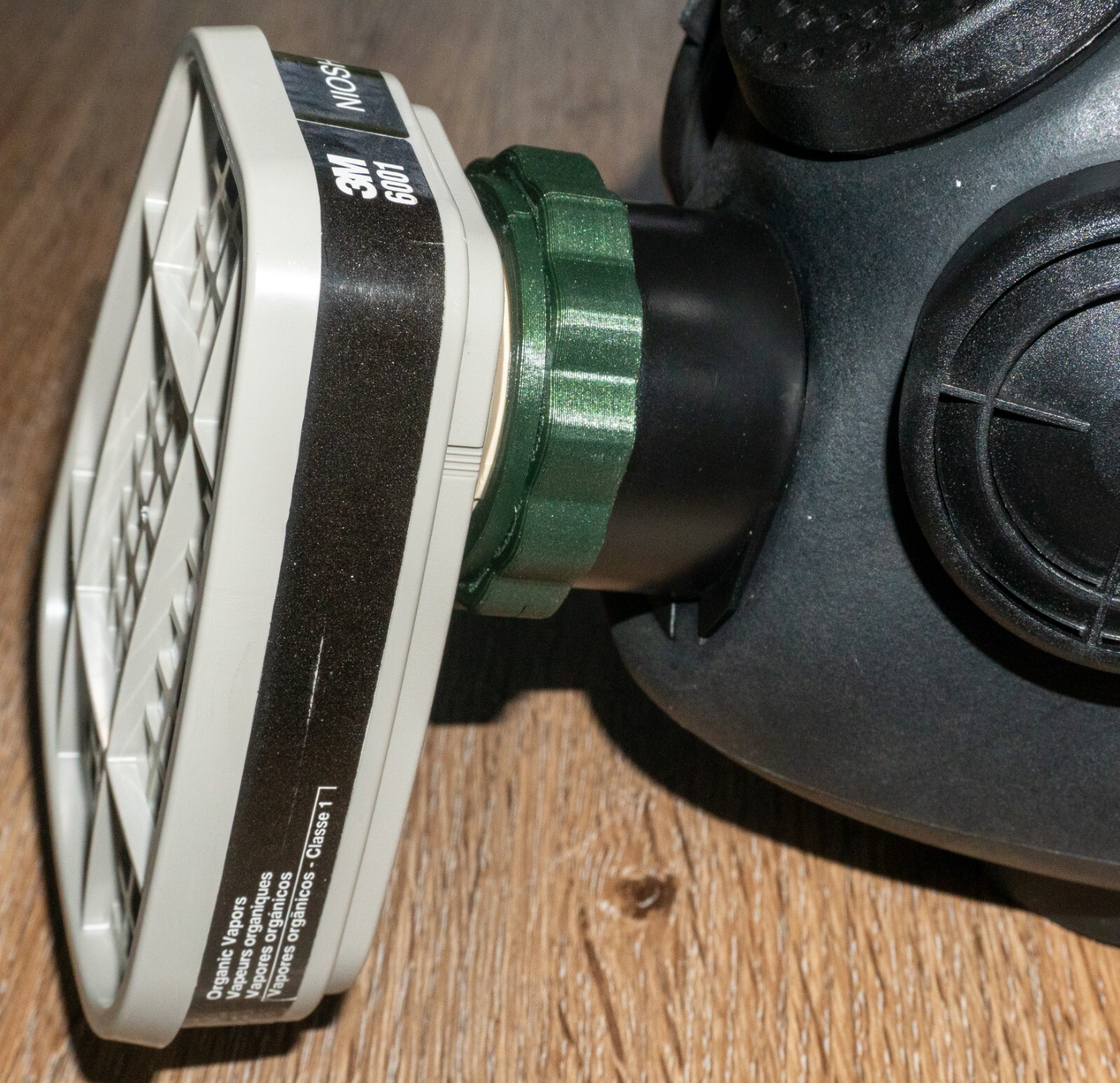 40mm NATO to 3M Respirator Filter Adapter (6000 - 7000 series)